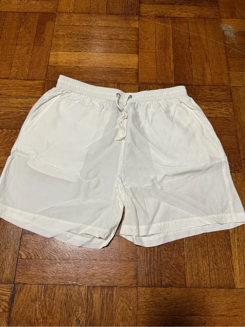 Kith Cupro Linen Cedar Short ‘Sandrift'